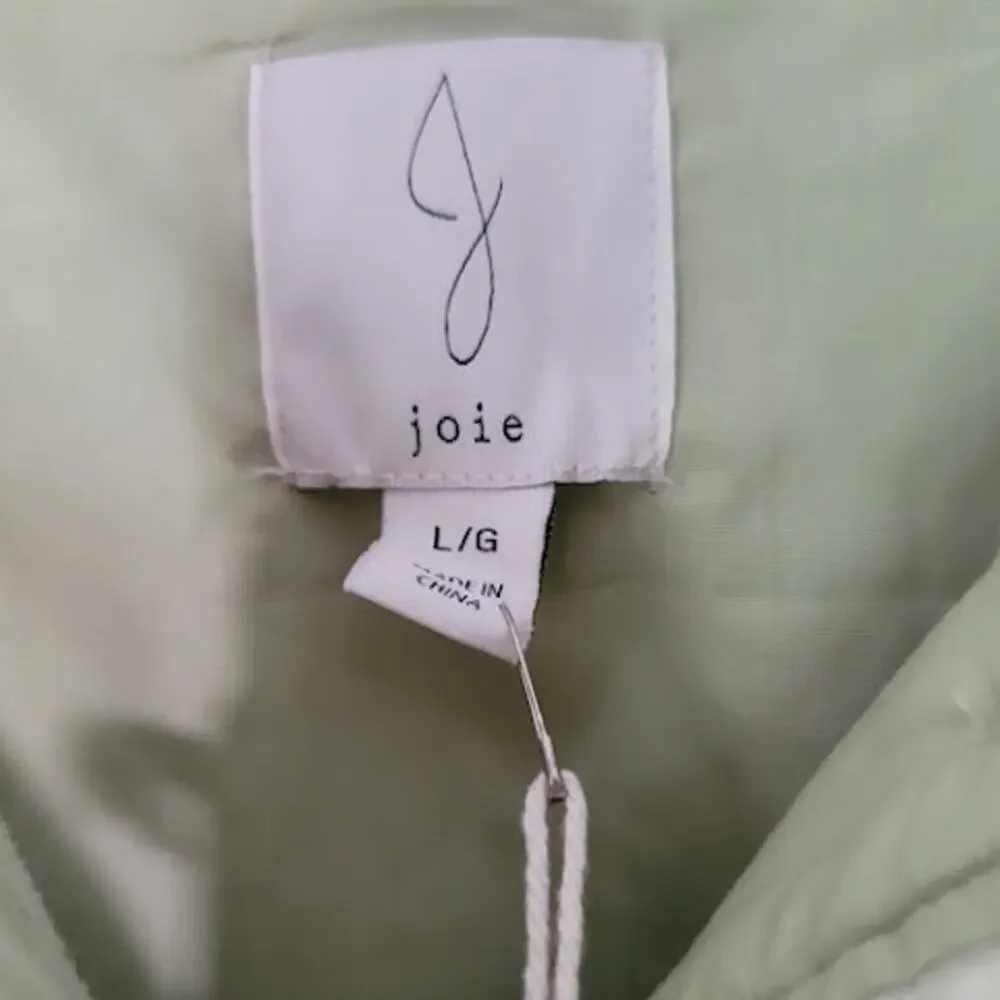 Joie- NWT- Sage green- felted button up shacket- size Large - Picture 3 of 8